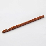 Крючок для вязания "Ginger" 3,75мм/15см, ламинированная береза, коричневый, KnitPro, 31254