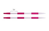 Спицы съемные укороченные "SmartStix" 5мм/10см, алюминий, KnitPro, 42147