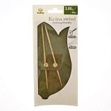 Спицы круговые с поворотным тросиком "Knina Swivel" 3мм/60см, бамбук, Tulip, KS-600300