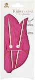 Спицы круговые с поворотным тросиком "Knina Swivel" 12мм/80см, бамбук, Tulip, KS-801200