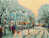 Купить недорого   Набор для вышивания Maia "A Holiday Gathering" 35*45см, MEZ Венгрия, 5678000-01131  в интернет магазине Фэмили хобби
